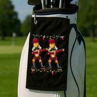 Dabbing Nutcracker Figure Christmas Nutcracker Ballet Golf Towel