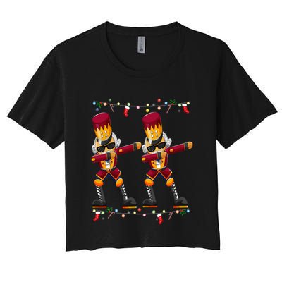 Dabbing Nutcracker Figure Christmas Nutcracker Ballet Crop Top