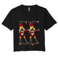 Dabbing Nutcracker Figure Christmas Nutcracker Ballet Crop Top