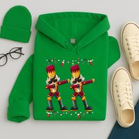 Dabbing Nutcracker Figure Christmas Nutcracker Ballet Hoodie