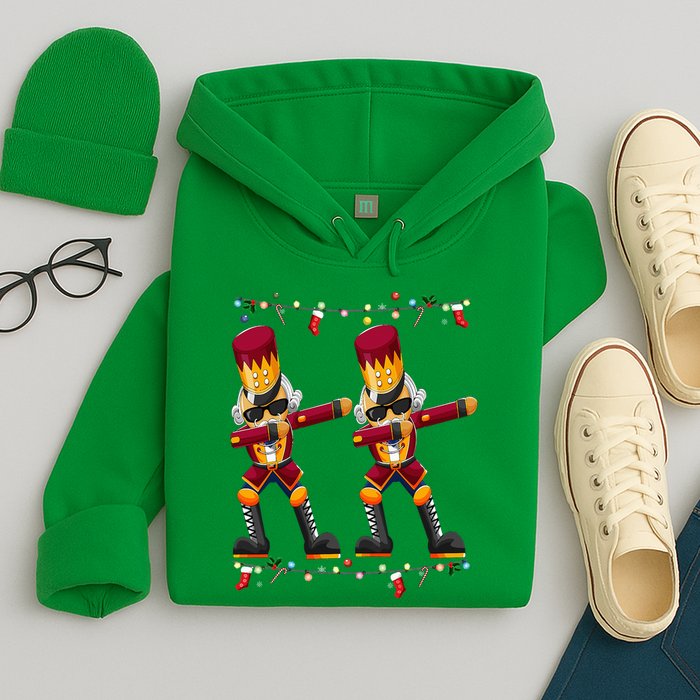 Dabbing Nutcracker Figure Christmas Nutcracker Ballet Hoodie
