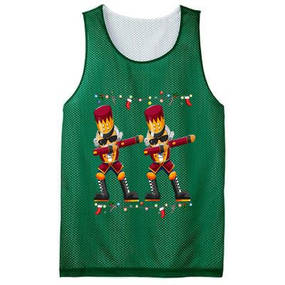 Dabbing Nutcracker Figure Christmas Nutcracker Ballet Mesh Reversible Basketball Jersey Tank