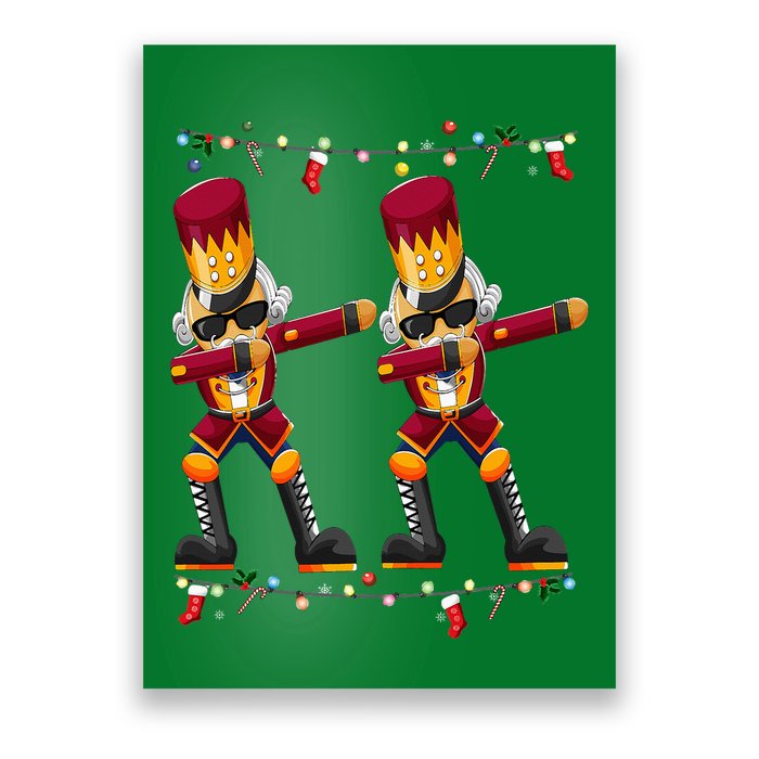 Dabbing Nutcracker Figure Christmas Nutcracker Ballet Poster