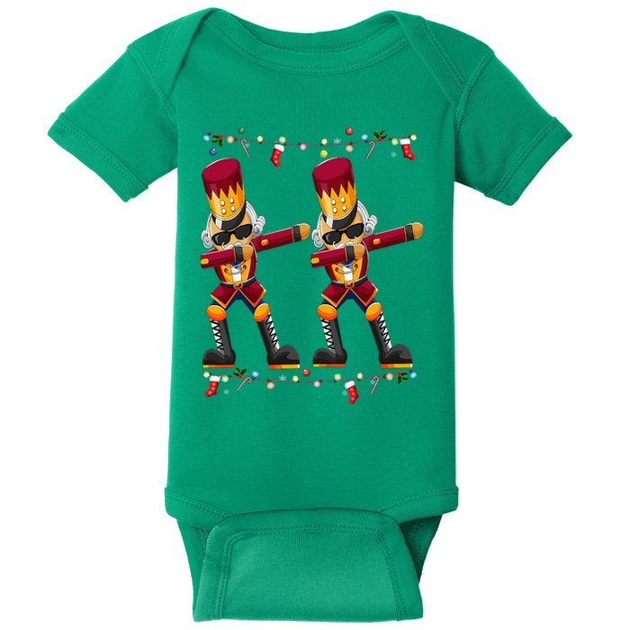 Dabbing Nutcracker Figure Christmas Nutcracker Ballet Baby Bodysuit