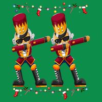 Dabbing Nutcracker Figure Christmas Nutcracker Ballet Baby Bodysuit