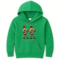 Dabbing Nutcracker Figure Christmas Nutcracker Ballet Kids Hoodie