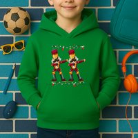 Dabbing Nutcracker Figure Christmas Nutcracker Ballet Kids Hoodie