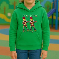 Dabbing Nutcracker Figure Christmas Nutcracker Ballet Kids Hoodie