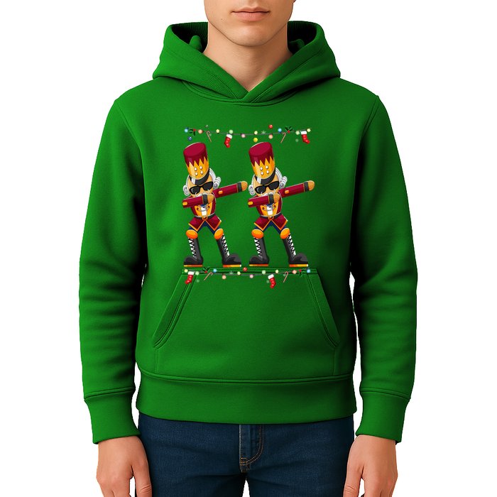 Dabbing Nutcracker Figure Christmas Nutcracker Ballet Kids Hoodie