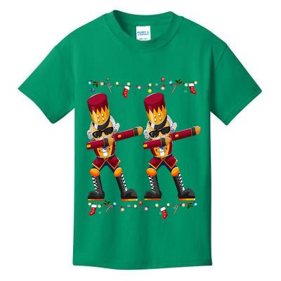 Dabbing Nutcracker Figure Christmas Nutcracker Ballet Kids T-Shirt