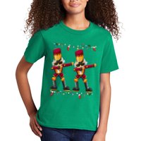 Dabbing Nutcracker Figure Christmas Nutcracker Ballet Kids T-Shirt
