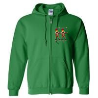 Dabbing Nutcracker Figure Christmas Nutcracker Ballet Full Zip Hoodie