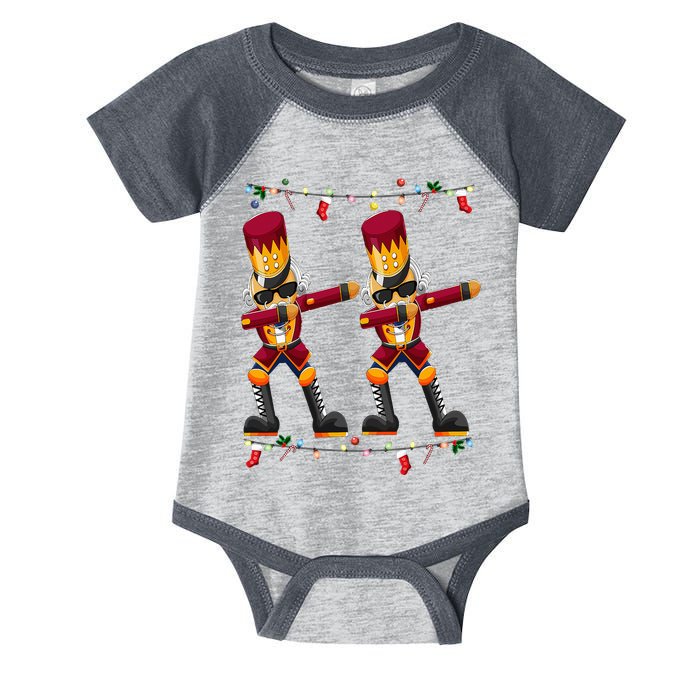 Dabbing Nutcracker Figure Christmas Nutcracker Ballet Infant Baby Jersey Bodysuit