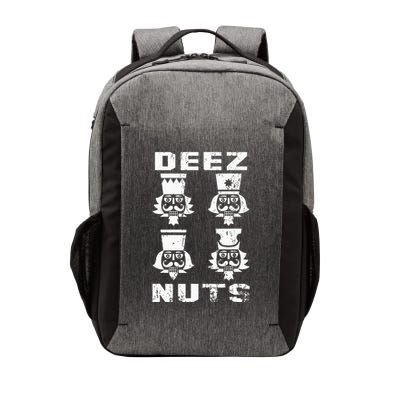 Deez Nuts Funny Christmas Nutcracker Vector Backpack