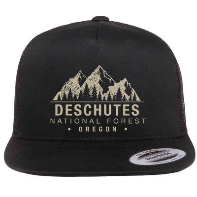Deschutes National Forest Oregon Flat Bill Trucker Hat