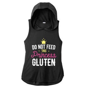 Do Not Feed This Princess Gluten Gluten Free Gift Ladies PosiCharge Tri-Blend Wicking Draft Hoodie Tank