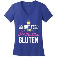 Do Not Feed This Princess Gluten Gluten Free Gift Women's V-Neck T-Shirt