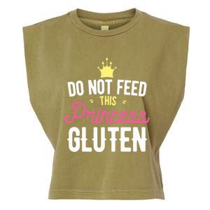 Do Not Feed This Princess Gluten Gluten Free Gift Garment-Dyed Women's Muscle Tee