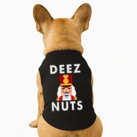 Deez Nuts Funny Christmas Nutcracker Doggie Tank