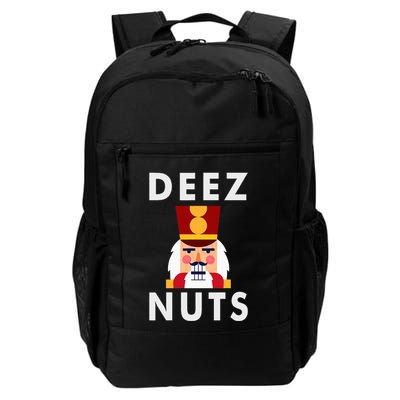 Deez Nuts Funny Christmas Nutcracker Daily Commute Backpack