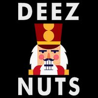 Deez Nuts Funny Christmas Nutcracker Drawstring Bag