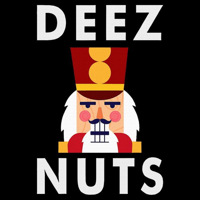 Deez Nuts Funny Christmas Nutcracker Toddler Sweatshirt