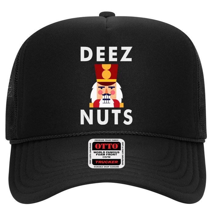 Deez Nuts Funny Christmas Nutcracker Trucker Hat