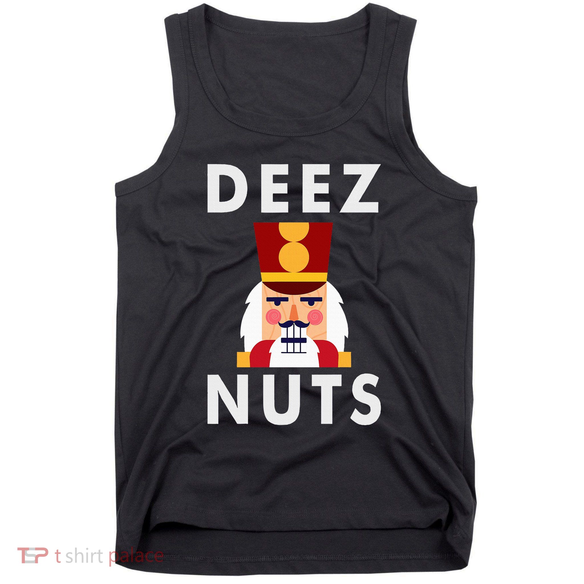 Deez Nuts Funny Christmas Nutcracker Tank Top