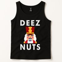 Deez Nuts Funny Christmas Nutcracker Tank Top