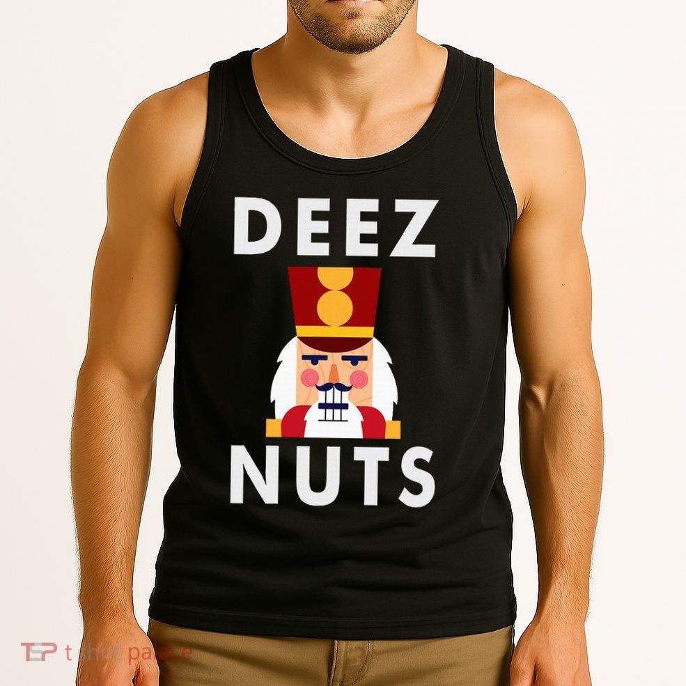 Deez Nuts Funny Christmas Nutcracker Tank Top