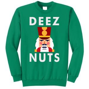 Deez Nuts Funny Christmas Nutcracker Sweatshirt