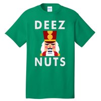 Deez Nuts Funny Christmas Nutcracker Tall T-Shirt