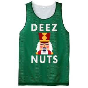 Deez Nuts Funny Christmas Nutcracker Mesh Reversible Basketball Jersey Tank