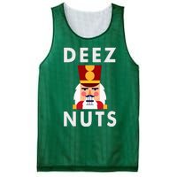 Deez Nuts Funny Christmas Nutcracker Mesh Reversible Basketball Jersey Tank