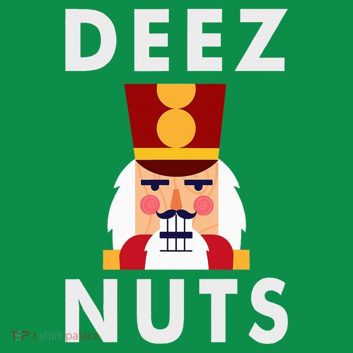 Deez Nuts Funny Christmas Nutcracker Premium T-Shirt