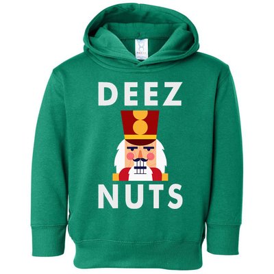 Deez Nuts Funny Christmas Nutcracker Toddler Hoodie