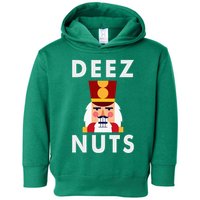 Deez Nuts Funny Christmas Nutcracker Toddler Hoodie