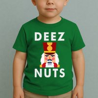 Deez Nuts Funny Christmas Nutcracker Toddler T-Shirt