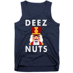 Deez Nuts Funny Christmas Nutcracker Tank Top