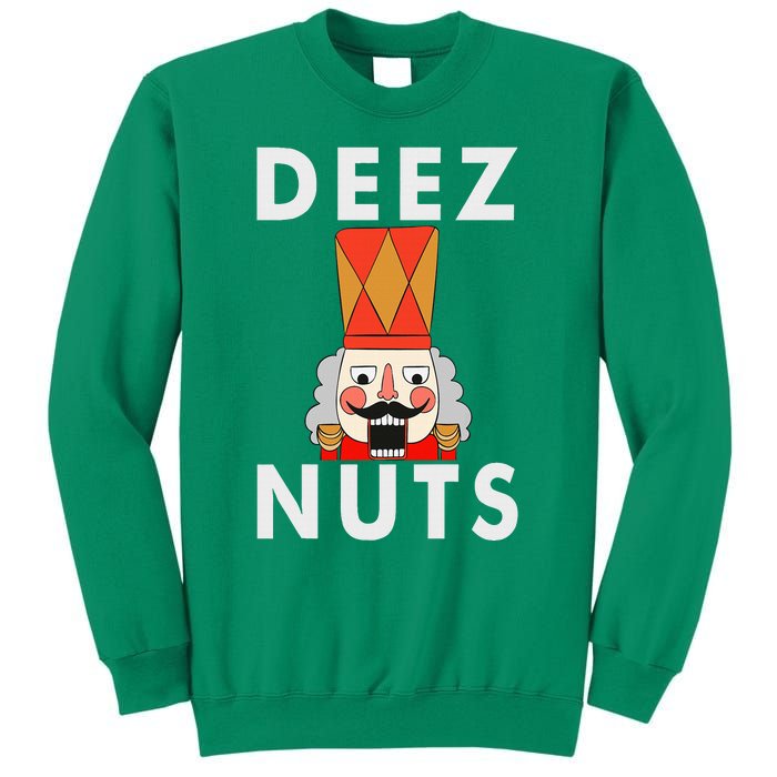 Deez Nuts Funny Christmas Nutcracker Sweatshirt