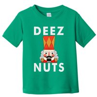 Deez Nuts Funny Christmas Nutcracker Toddler T-Shirt