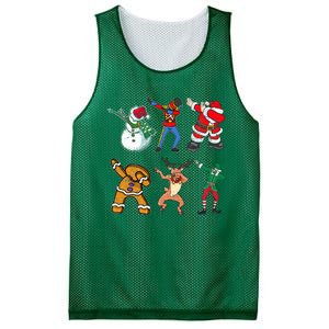 Dabbing Nutcracker Funny Dab Toy Soldier Christmas Mesh Reversible Basketball Jersey Tank