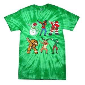 Dabbing Nutcracker Funny Dab Toy Soldier Christmas Tie-Dye T-Shirt