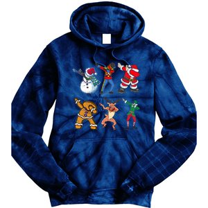 Dabbing Nutcracker Funny Dab Toy Soldier Christmas Tie Dye Hoodie