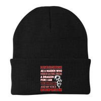 Do Not Fashion Me As A Maiden Who Need Saving From Dragon Knit Cap Winter Beanie
