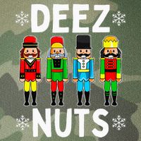 Deez Nuts Funny Nutcracker Christmas Meme Legacy Tie Dye Trucker Hat