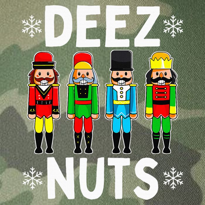 Deez Nuts Funny Nutcracker Christmas Meme Legacy Tie Dye Trucker Hat