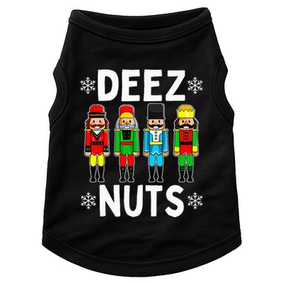Deez Nuts Funny Nutcracker Christmas Meme Doggie Tank