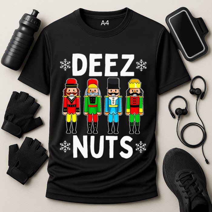 Deez Nuts Funny Nutcracker Christmas Meme Performance Shirt