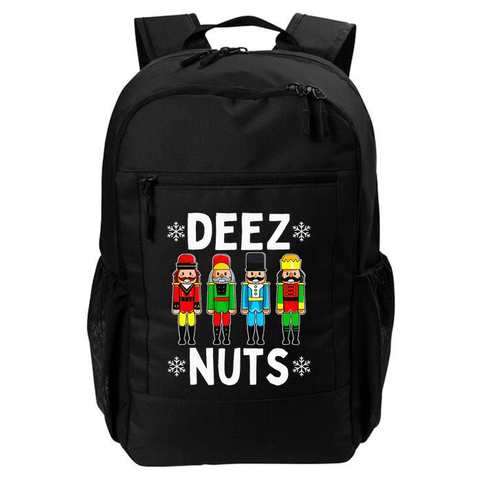 Deez Nuts Funny Nutcracker Christmas Meme Backpack